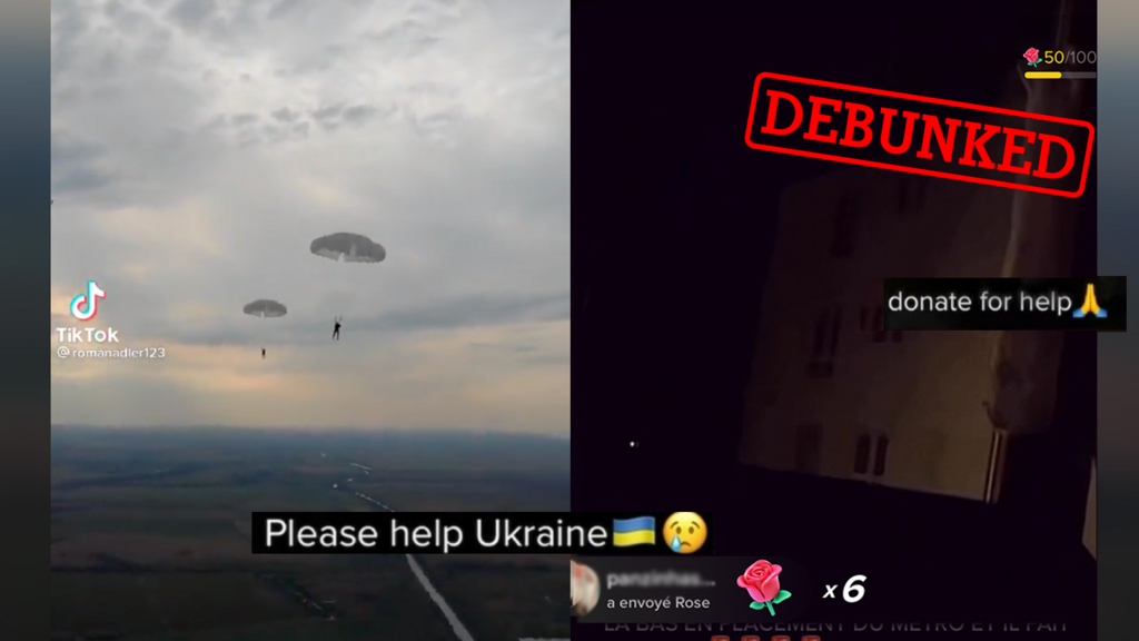 'Please help Ukraine': Fake livestreams on TikTok show telltale signs of a scam